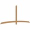 Ekena Millwork Bellingham Timber Gable Bracket, Western Red Cedar, 108"W x 45"H x 1 1/2"D x 3 1/2"F, 10/12 Pitch GBW108X45X0204BEL00SWR - alternate 4